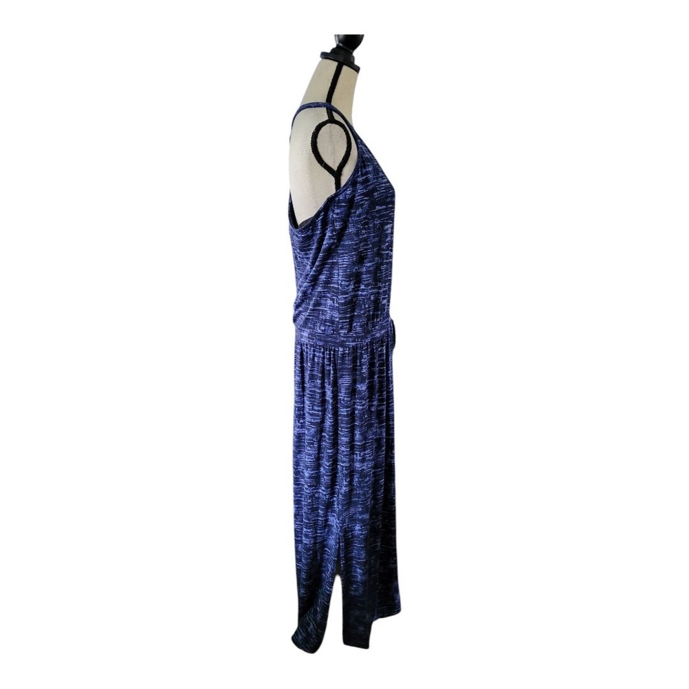 Athleta Cressida Maxi Dress Size L Racer back‎ Tank Maxi Built in Bra - Picture 5 of 7